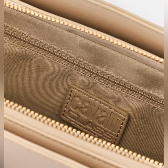 Cavalli Class BNIP Serafina Large Floral Cream Top Handle/Crossbody Bag - Picture 6 of 10